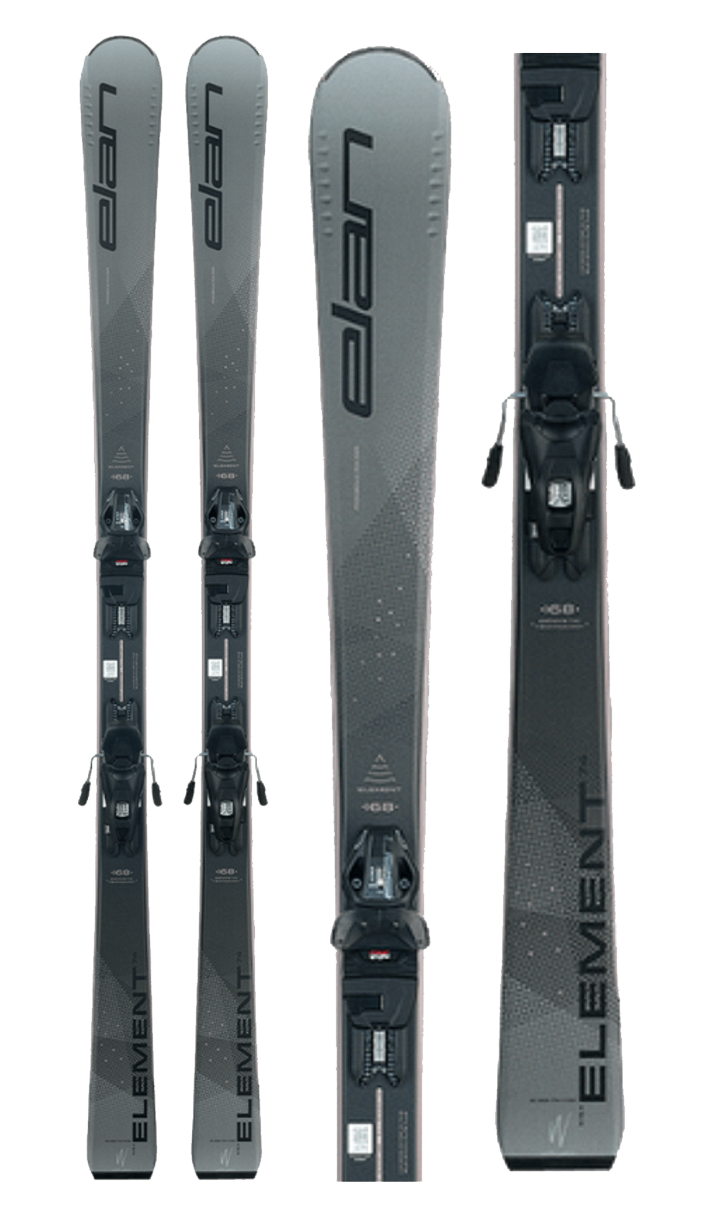 Elan Element 74W Black with EL9.0 Shift X Bindings Womens Skis 2026