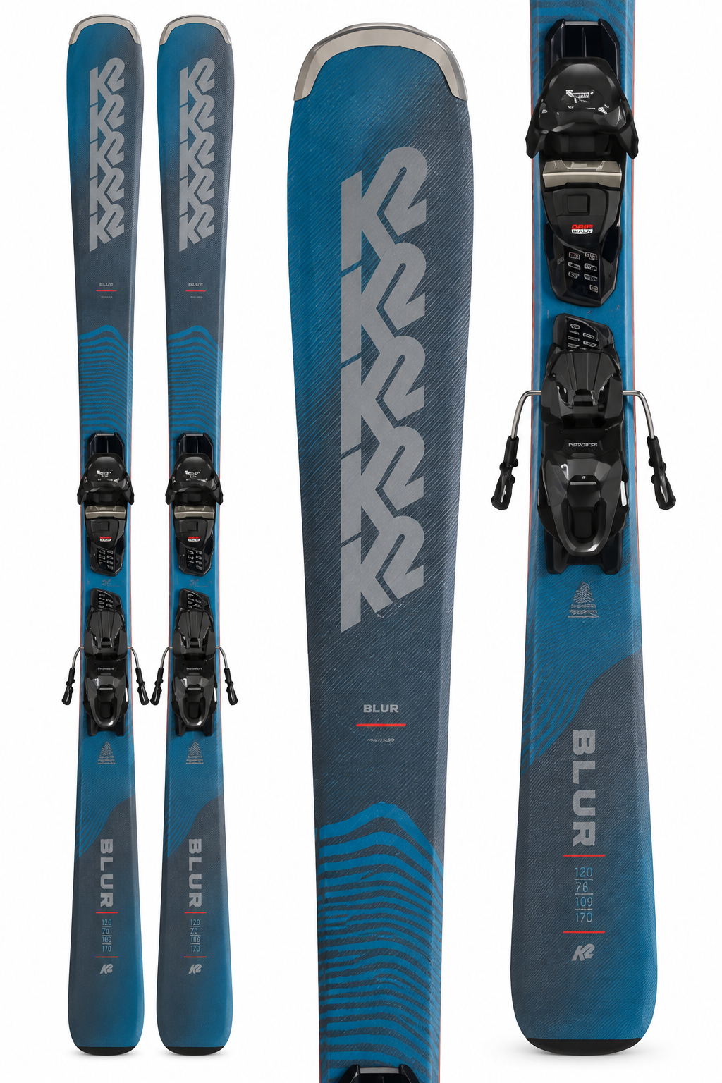 2027 K2 Blur 76 Skis + M3 10 QuikClik Bindings