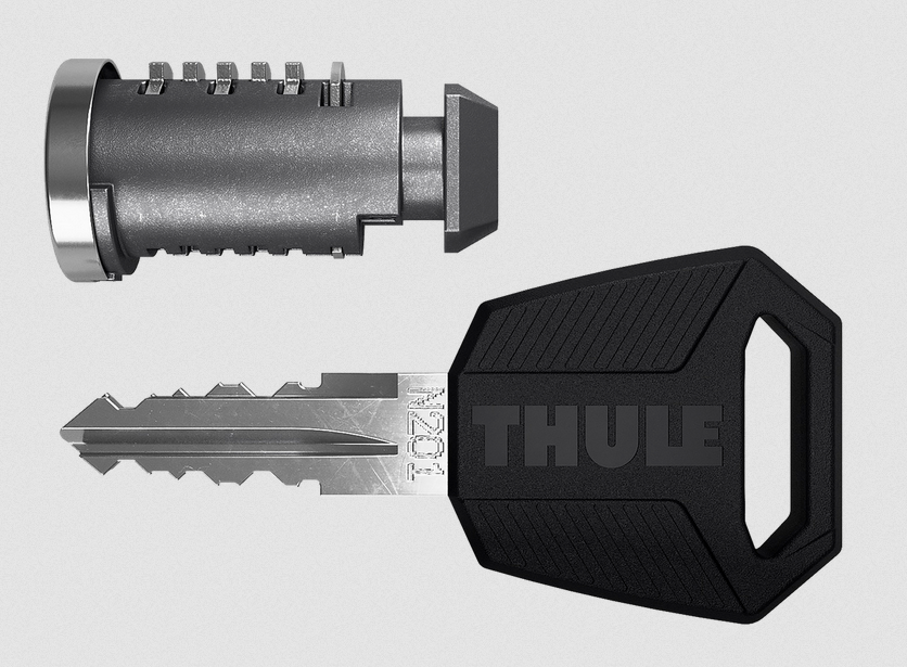 Thule One-Key System 6 Pack Black