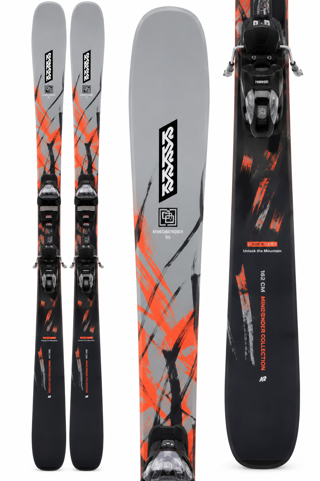 2027 K2 Mindbender 85 Men's Skis + M3 11 QuikClik Bindings