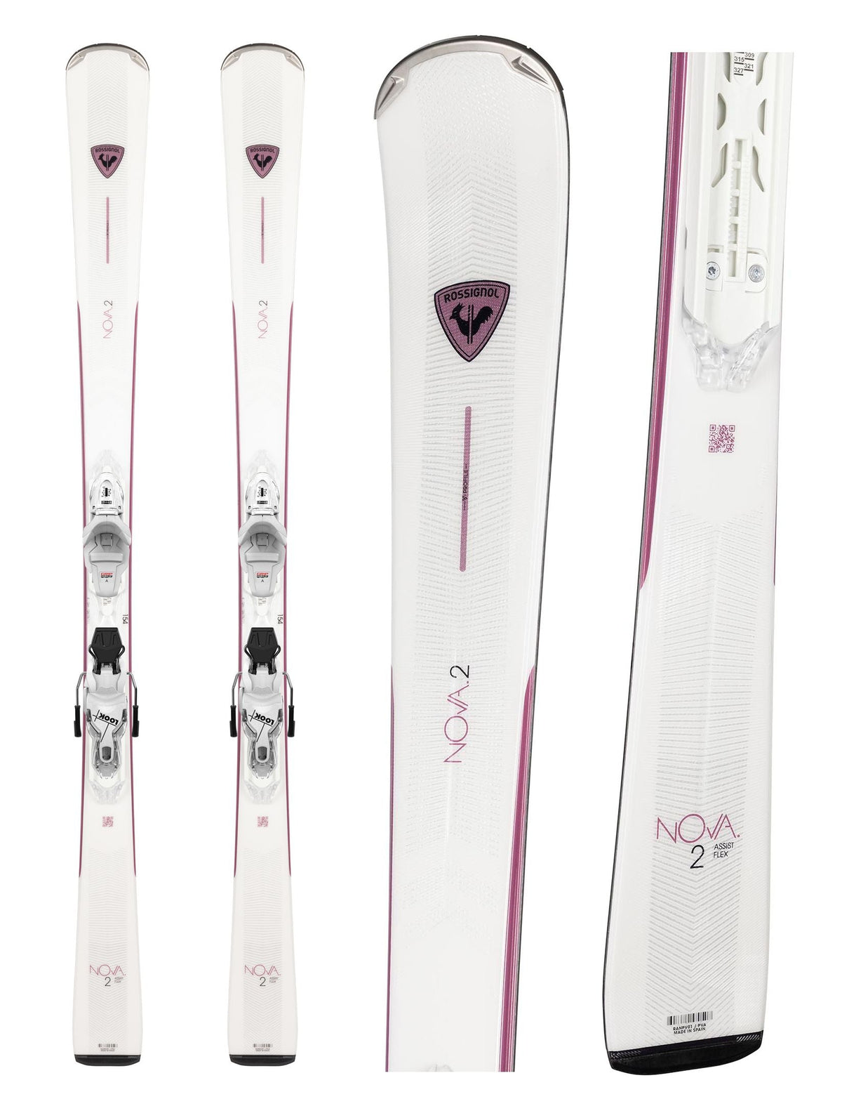 Rossignol Nova 2 with Express10 Bindings Women's Ski 2026