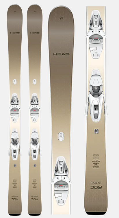 2027 HEAD e.Pure Joy Women's Skis + JOY 9 GW SLR Bindings