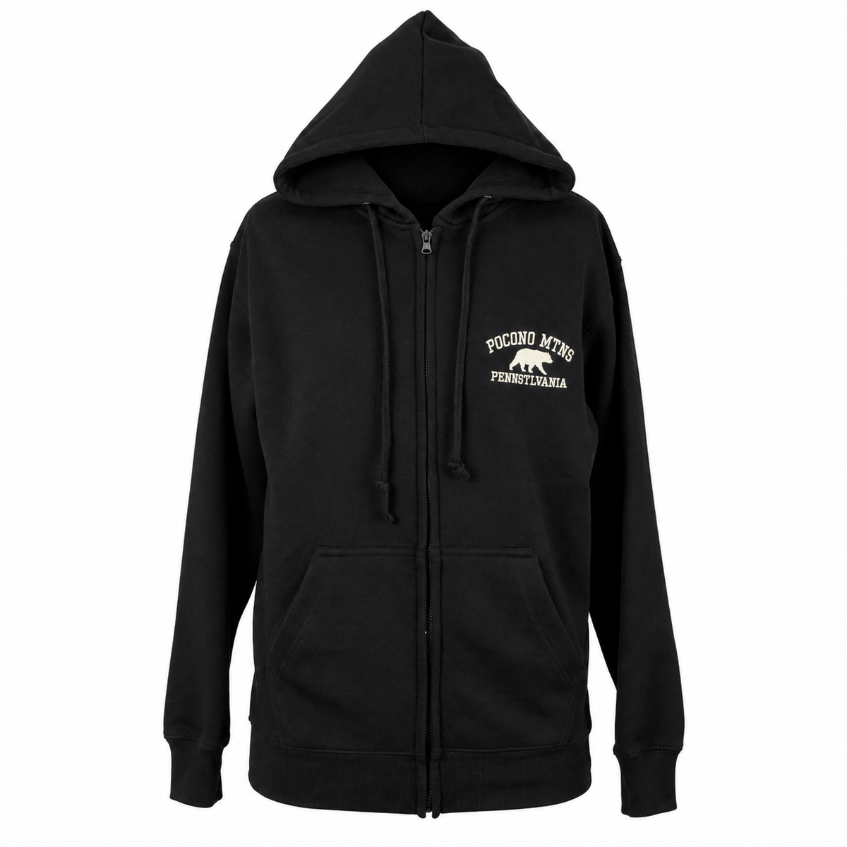 Pocono Mountains Soft Multon Full Zip Hooded Sweatshirt