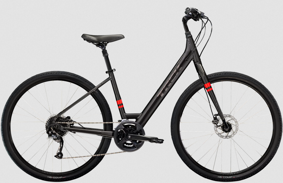 Trek Verve 2 Disc Low Step Hybrid Bicycle 2023