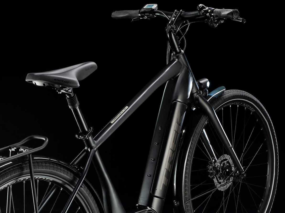 Trek Verve+ 3 E-Bicycle with Electric Pedal Assist.