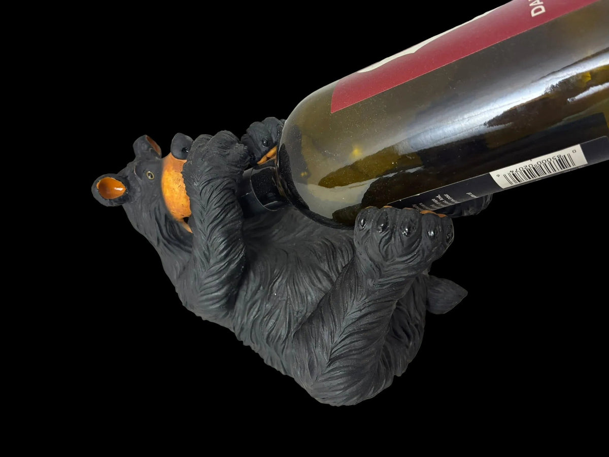 WILLIE BEAR GUZZLER WINE HOLDER
